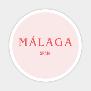 Málaga Spain Magnet